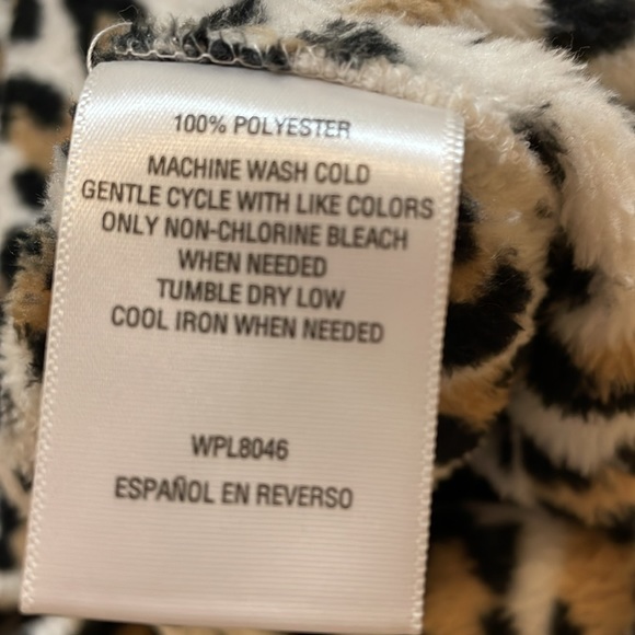 Jenni Intimidates leopard print one piece pj size medium - Picture 10 of 10